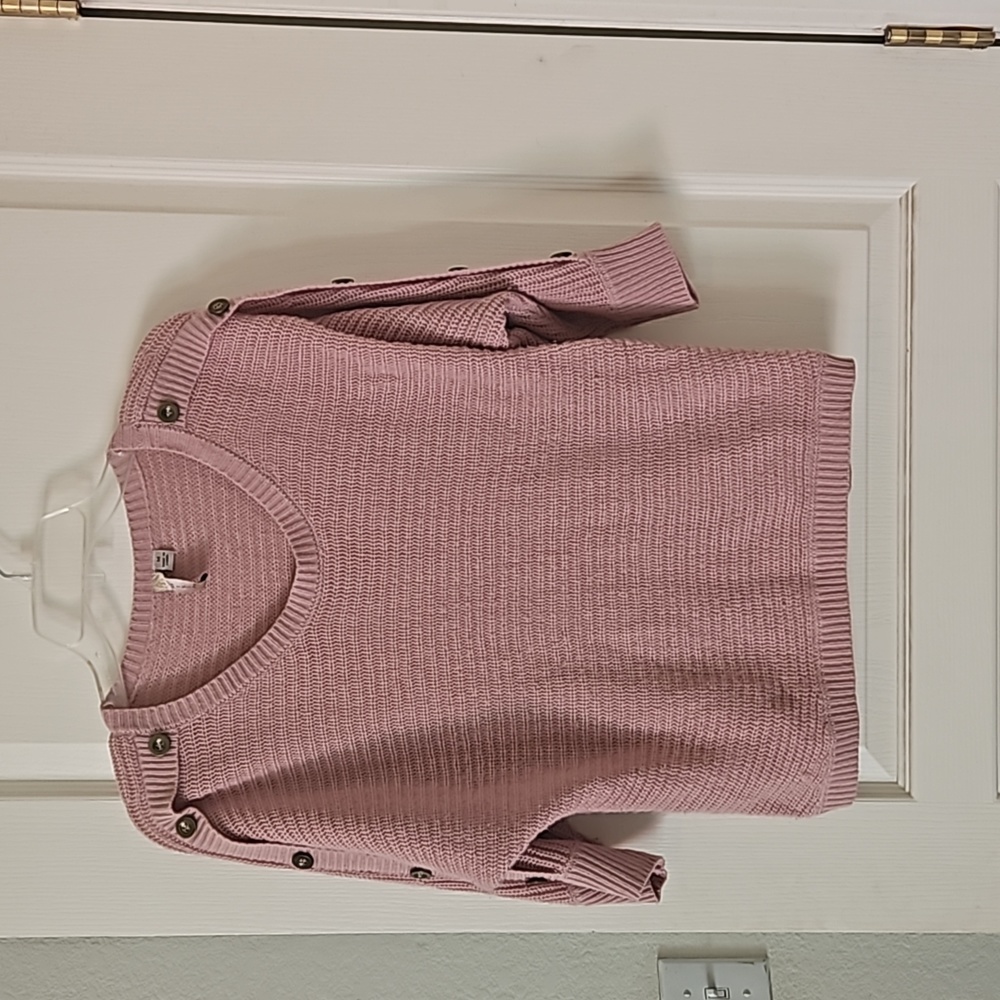 Misia | Crochet 3/4 sleeve sweater